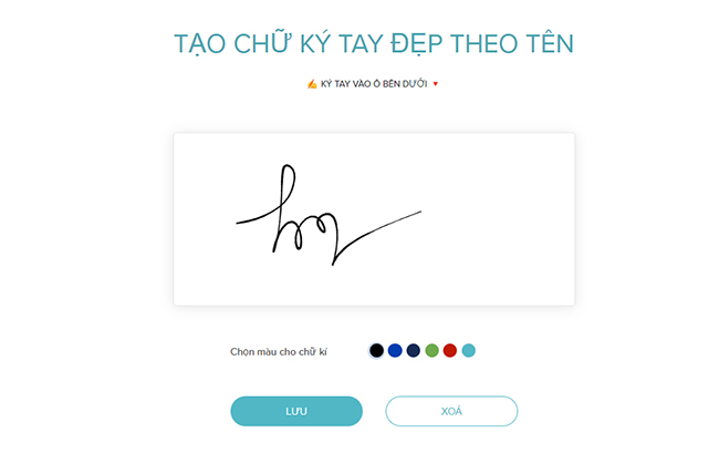 6+ website giúp tạo chữ ký điện tử online miễn phí