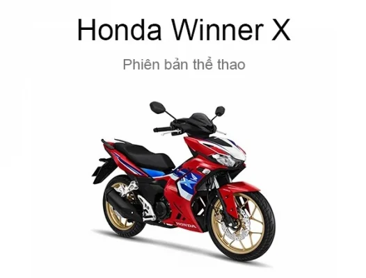 Giá Honda Winner X Tháng 1 2024 tại Head Hoàng Việt