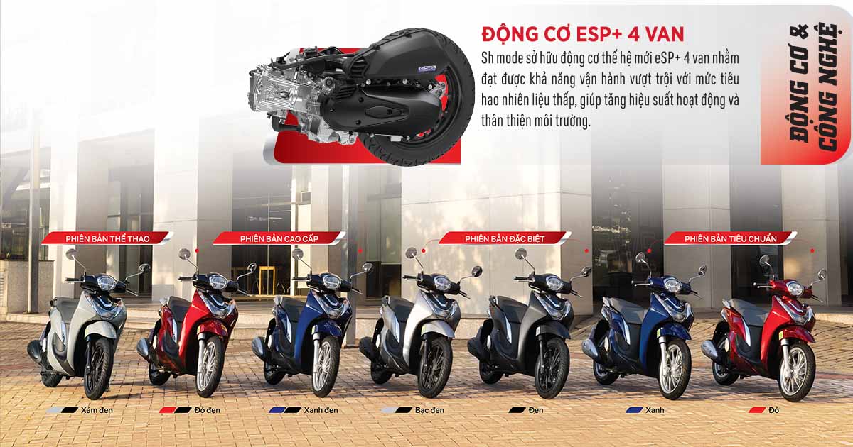 Honda SH Mode - Là Mốt Chuẩn Sang - Dũng Tiến Group