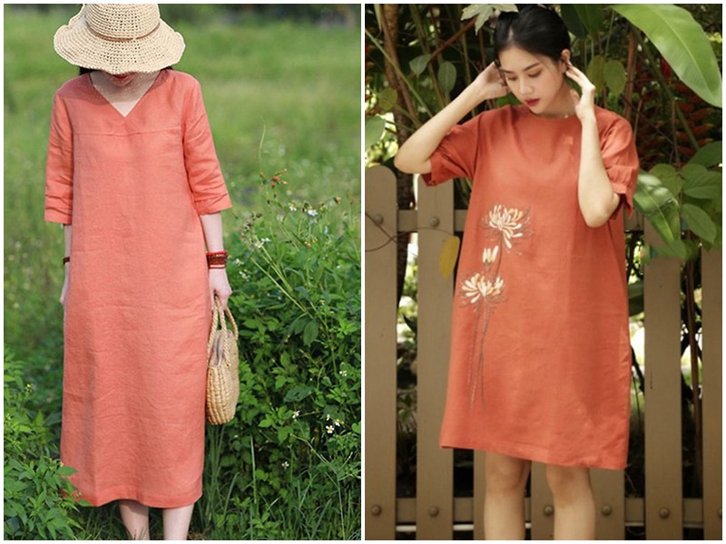 13 mẫu đầm linen trẻ trung nhất mùa hè nàng không thể bỏ lỡ