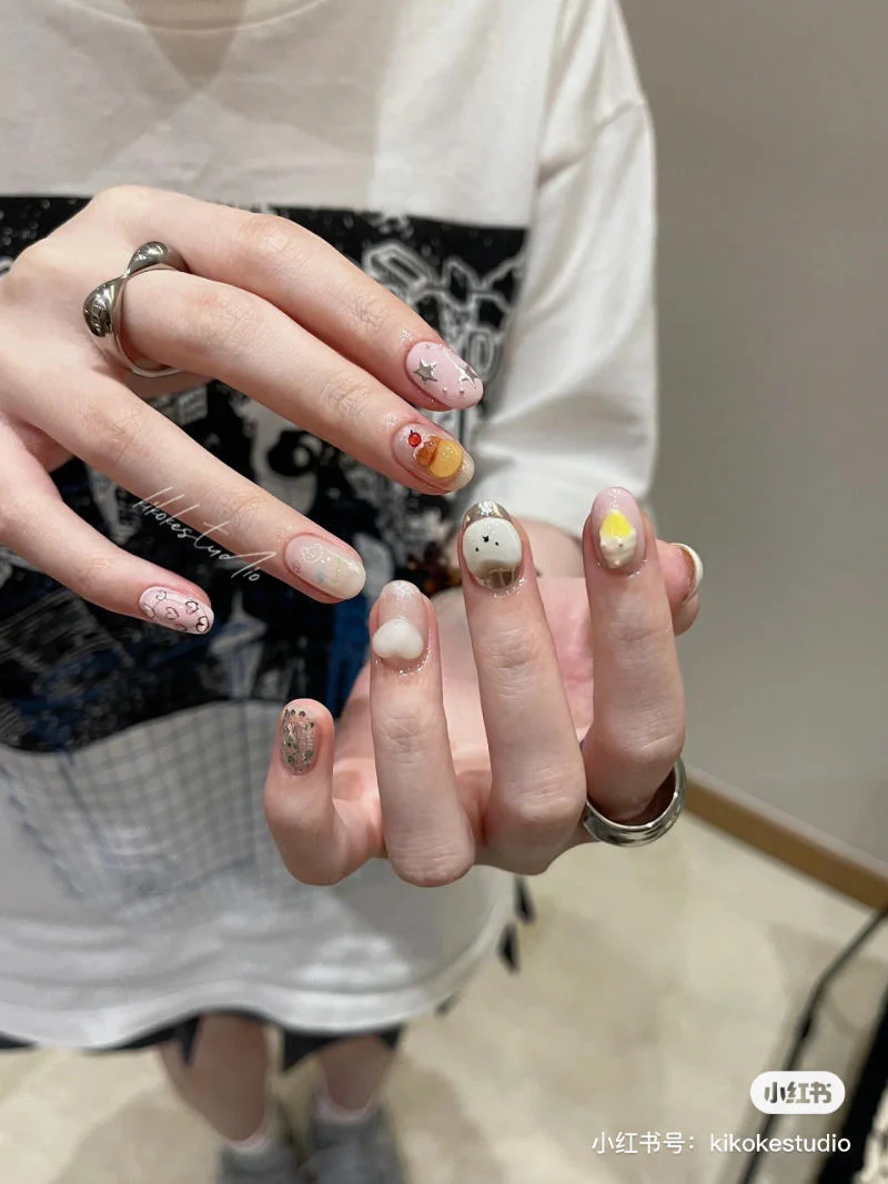 Những mẫu nail đẹp cho móng ngắn XINH siêu HOT cho nàng 2024