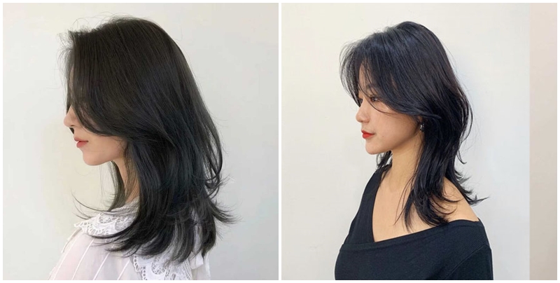 20+ kiểu tóc mullet layer nữ mặt tròn tự tin che khuyết điểm