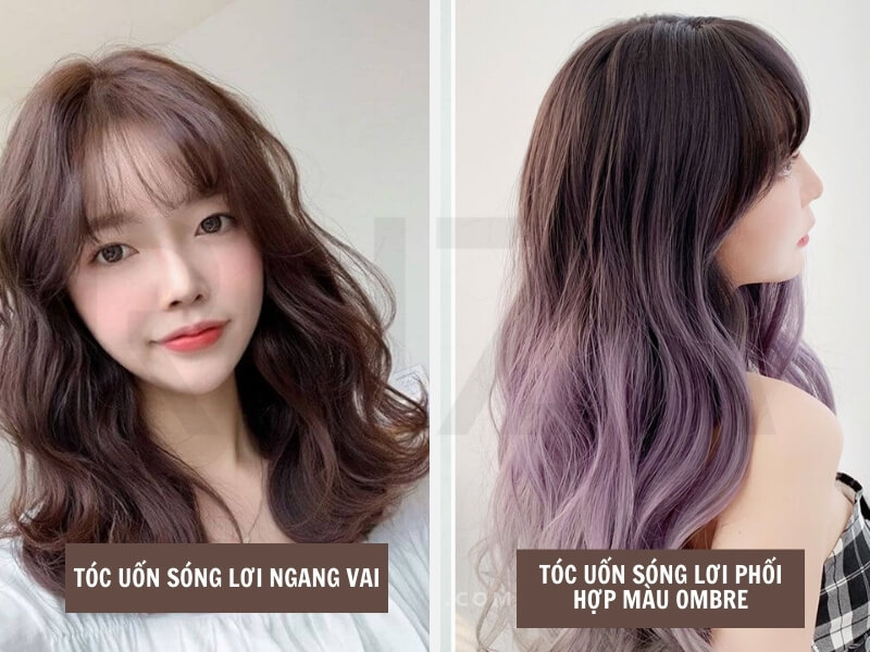 Top 30+ Kiểu Tóc Uốn Sóng Lơi Đẹp, Nhẹ Nhàng, Hot Trend