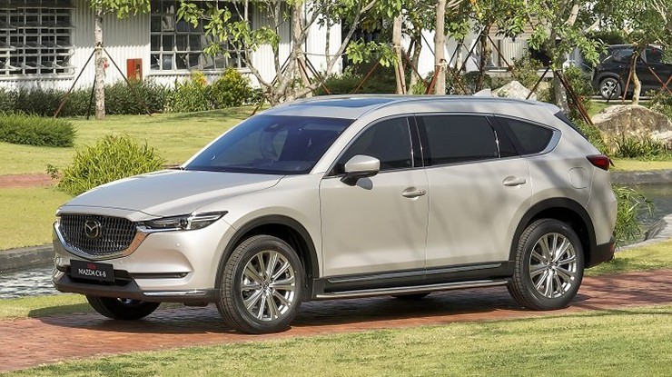 Giá xe Mazda CX-8 niêm yết và lăn bánh tháng 5/2024