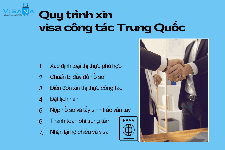 Visa công tác/Thương mại Trung Quốc - Cập nhật thông tin đầy đủ & mới nhất