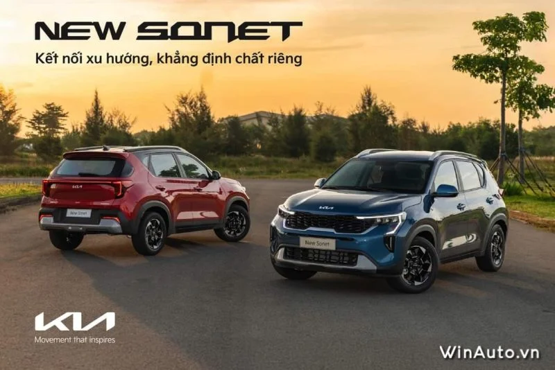 Kia Sonet 2024: Giá xe lăn bánh khuyến mãi, Mua bán xe trả góp