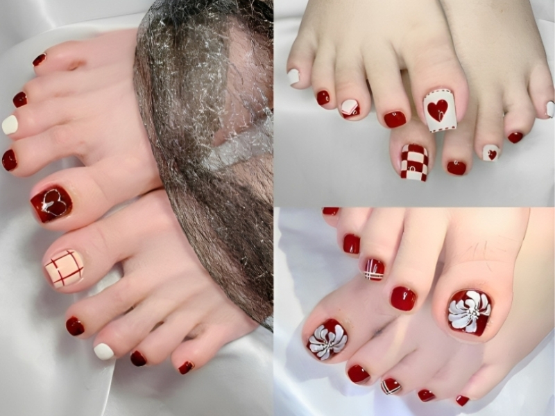 20+ Mẫu Nail Chân Cho Da Ngăm Đẹp Tôn Da Nhất