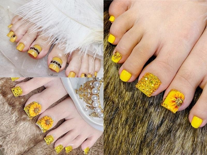 20+ Mẫu Nail Chân Cho Da Ngăm Đẹp Tôn Da Nhất