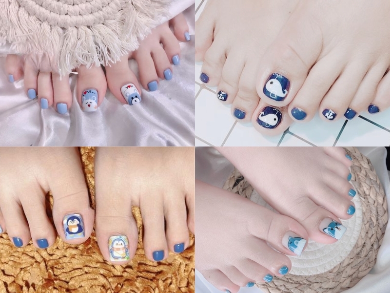 20+ Mẫu Nail Chân Cho Da Ngăm Đẹp Tôn Da Nhất