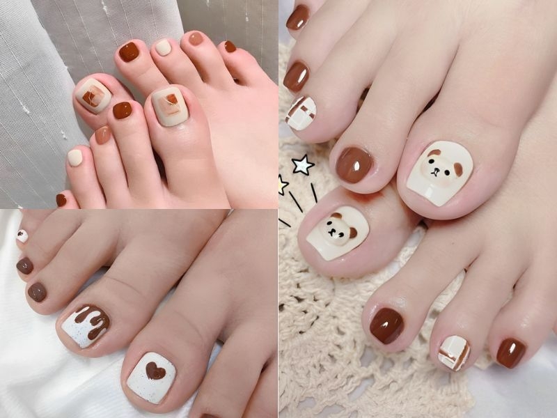 20+ Mẫu Nail Chân Cho Da Ngăm Đẹp Tôn Da Nhất