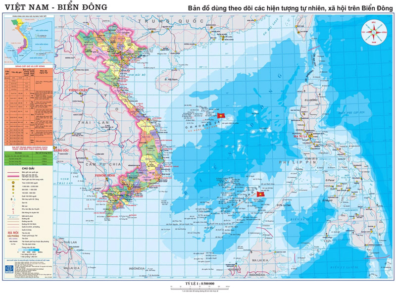 Bản đồ Việt Nam và bản đồ hành chính 63 tỉnh thành mới nhất