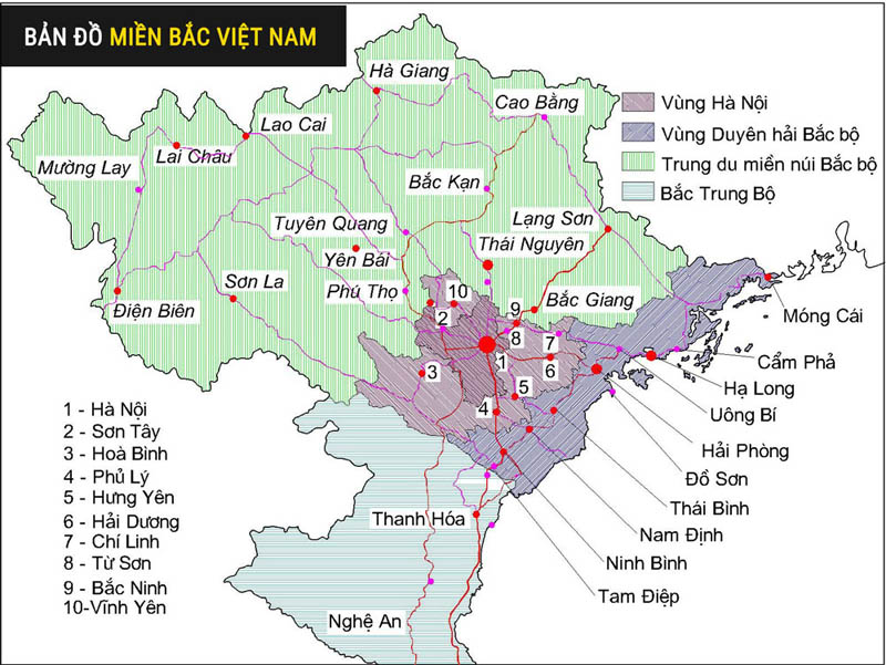 Bản đồ Việt Nam và bản đồ hành chính 63 tỉnh thành mới nhất