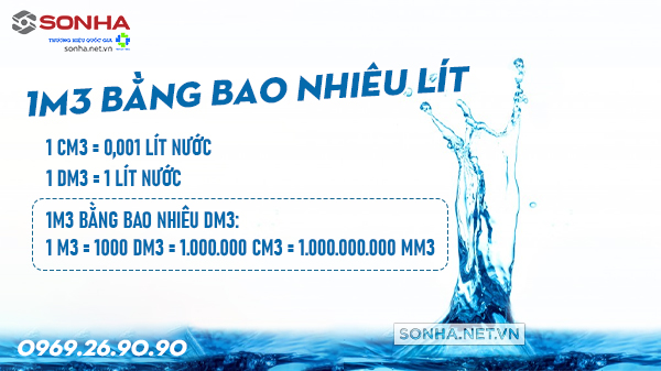 [Giải Đáp] 1m3 Bằng Bao Nhiêu Lít? 1 Lít Bằng Bao Nhiêu dm3?