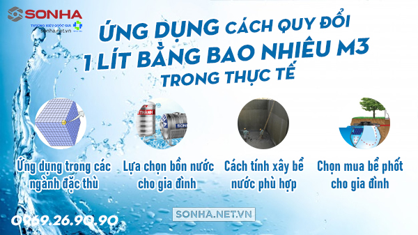 [Giải Đáp] 1m3 Bằng Bao Nhiêu Lít? 1 Lít Bằng Bao Nhiêu dm3?