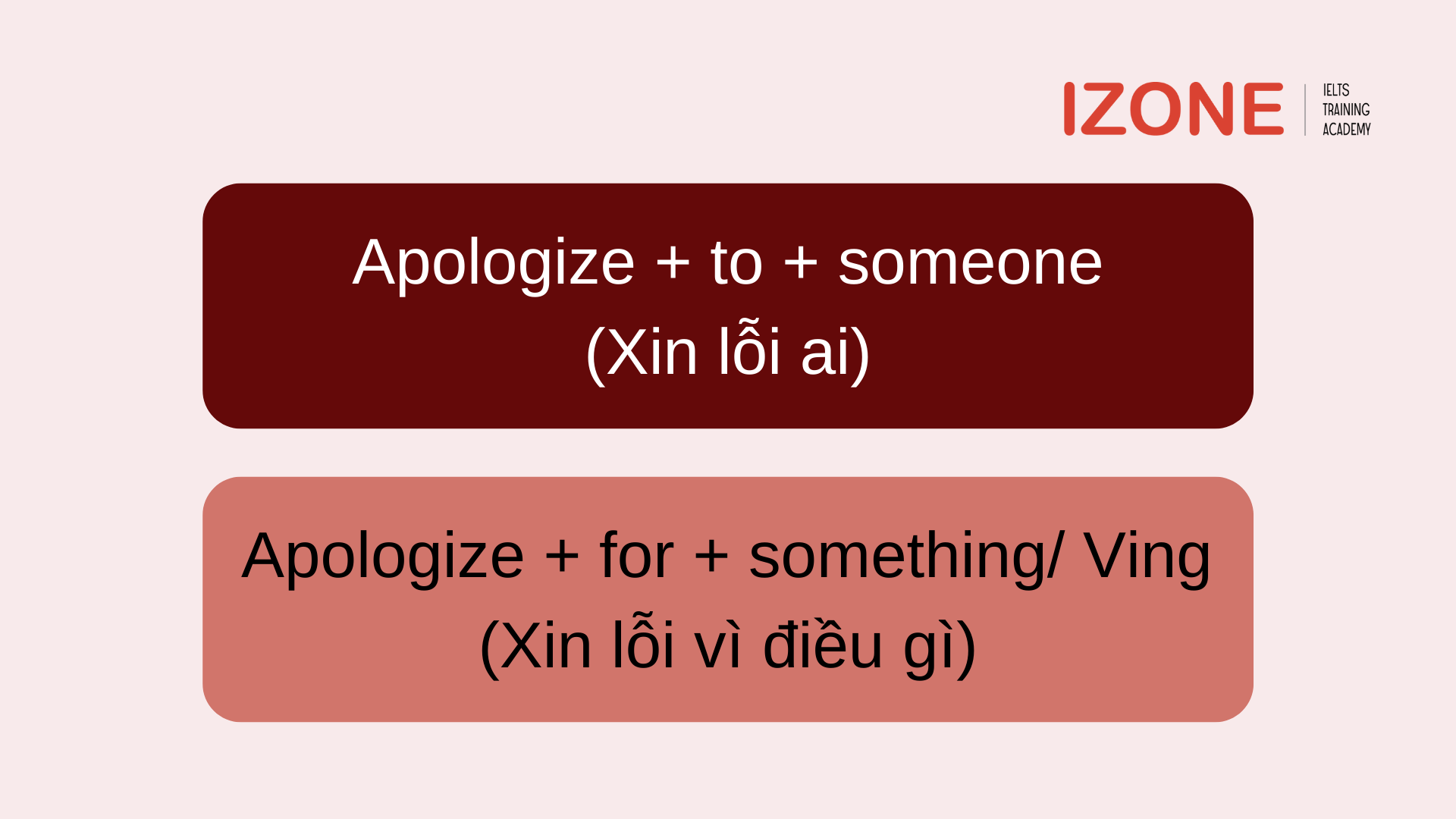 Apologize cộng gì? Tổng hợp cấu trúc Apologize A - Z