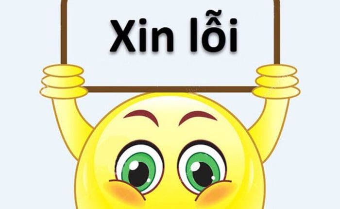 Bộ sưu tập meme xin lỗi đáng yêu, dễ thương và hài hước