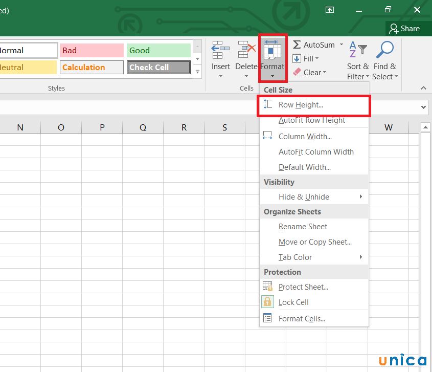 Cách ẩn dòng và ẩn cột trong excel chi tiết, nhanh chóng