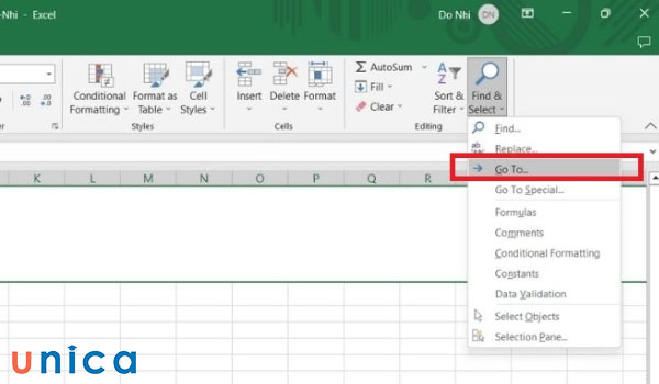 Cách ẩn dòng và ẩn cột trong excel chi tiết, nhanh chóng