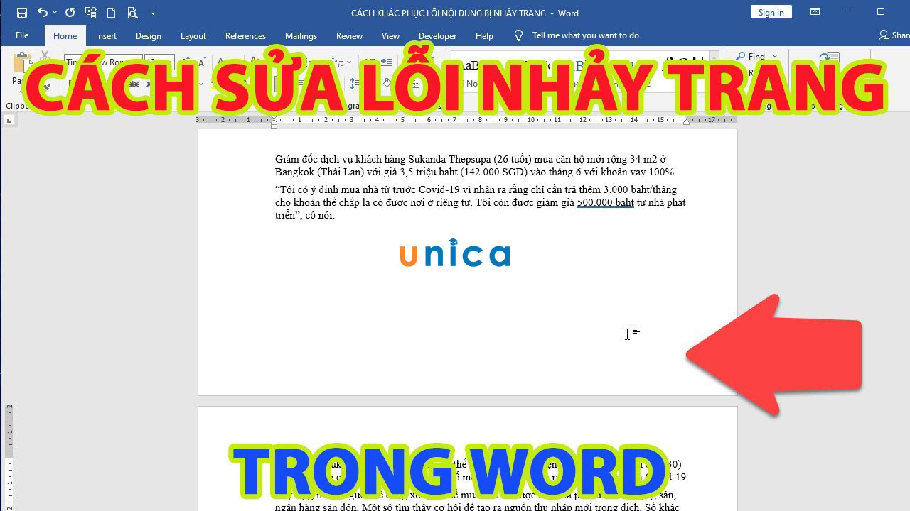 Cách sửa lỗi nhảy trang trong Word chỉ phút mốt