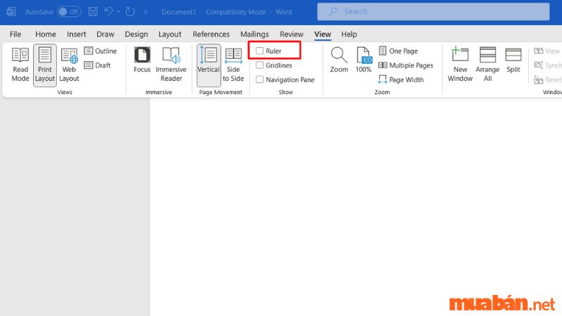 Cách hiện thước trong Word cực đơn giản | Có Video hướng dẫn chi tiết