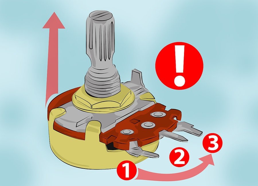 Cách mắc biến trở từng bước