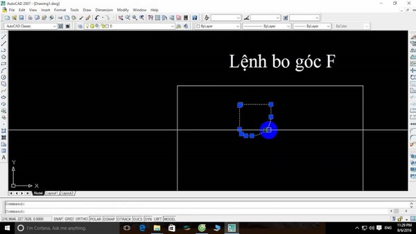 Cách sử dụng lệnh bo góc trong Cad cho người mới bắt đầu