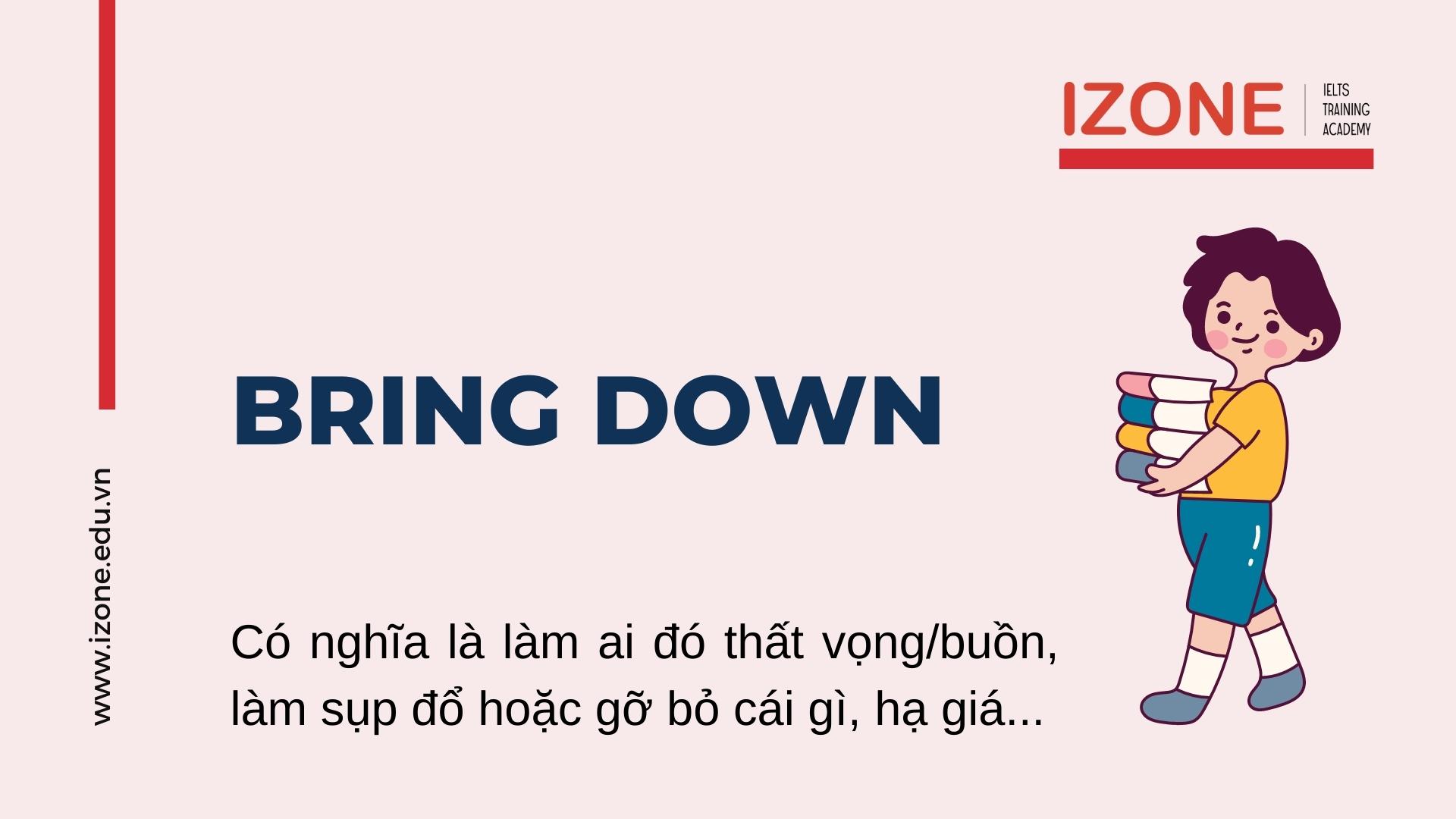 Bring down là gì? – Từ A – Z các ý nghĩa của cụm từ này