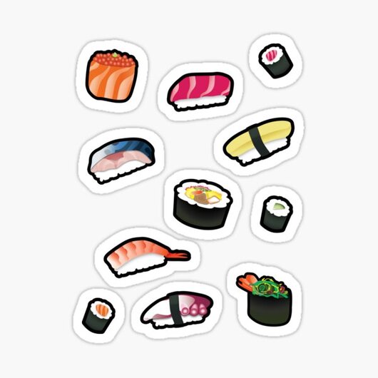 Tổng Hợp Mẫu Sticker Cute Food, Sticker Đồ Ăn Dễ Thương