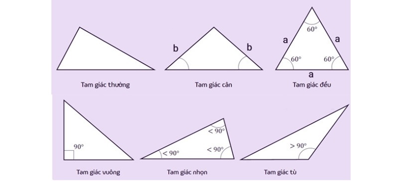 Tất cả các hình trong toán học cơ bản chi tiết đầy đủ nhất