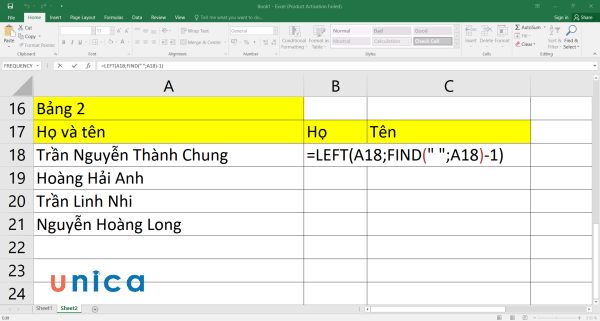 3 cách chia cột trong excel mà bạn cần biết để làm việc hiệu quả