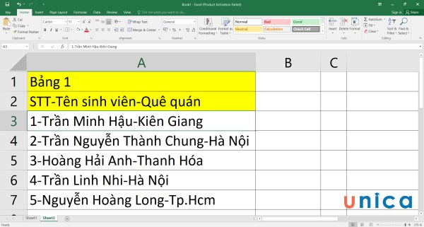 3 cách chia cột trong excel mà bạn cần biết để làm việc hiệu quả