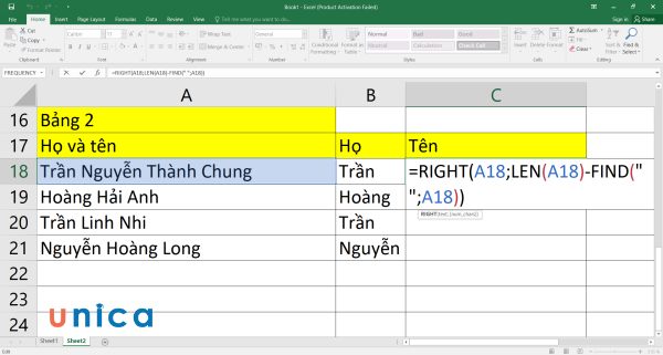 3 cách chia cột trong excel mà bạn cần biết để làm việc hiệu quả