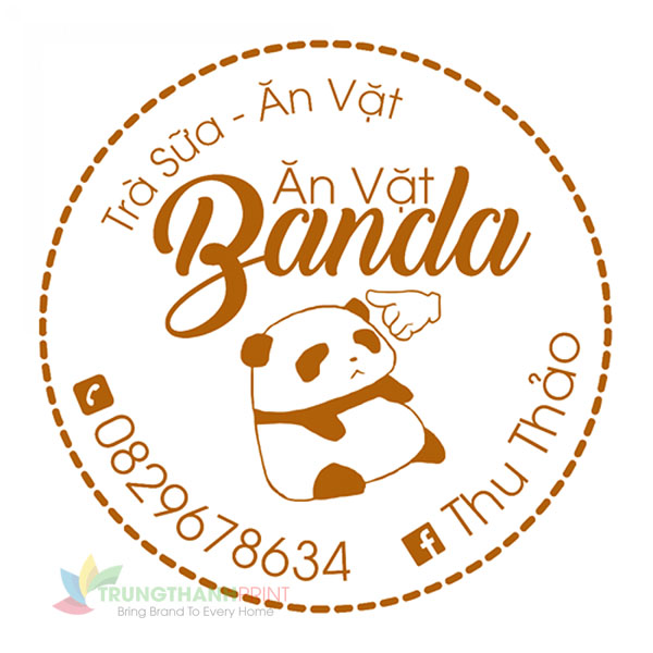 Mẫu Logo Trà Sữa Cute