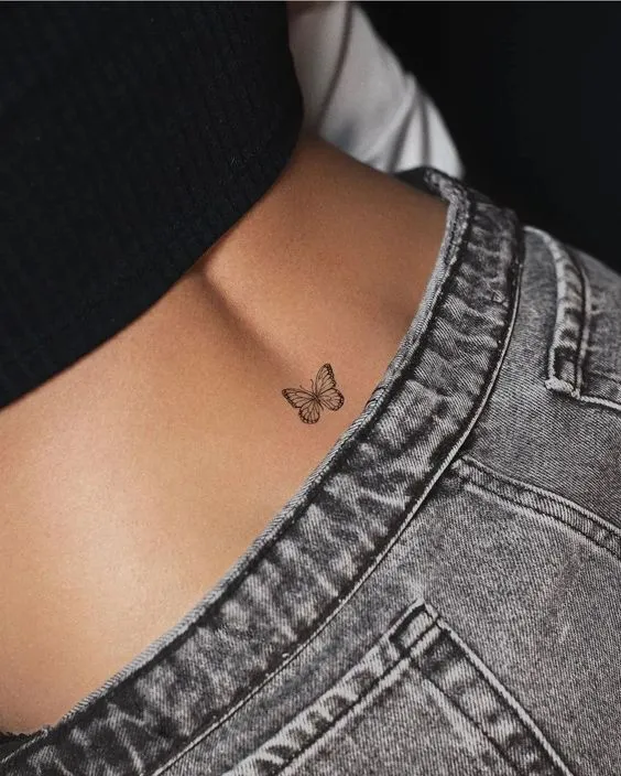 150 hình xăm bướm mini cực đẹp được chọn lọc - Genztattoo