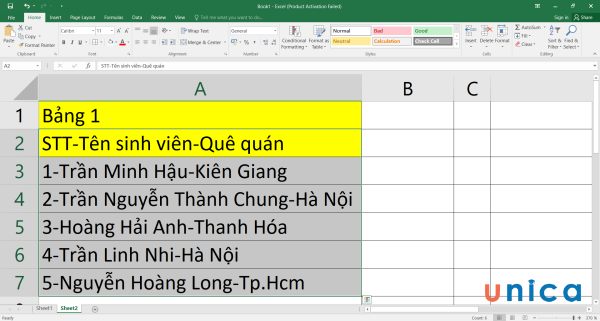 3 cách chia cột trong excel mà bạn cần biết để làm việc hiệu quả