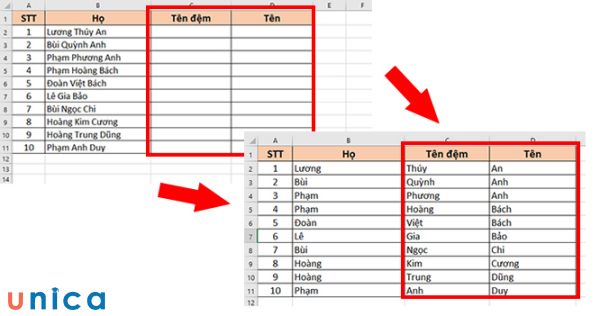 3 cách chia cột trong excel mà bạn cần biết để làm việc hiệu quả