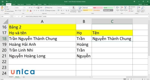 3 cách chia cột trong excel mà bạn cần biết để làm việc hiệu quả