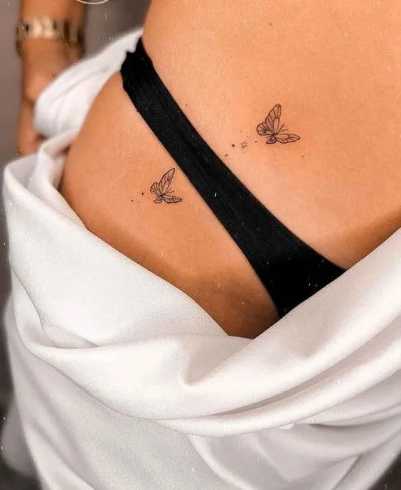 150 hình xăm bướm mini cực đẹp được chọn lọc - Genztattoo