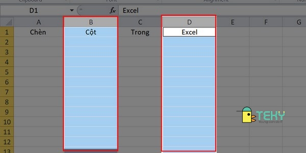 3 Cách thêm cột trong Excel đơn giản, nhanh chóng