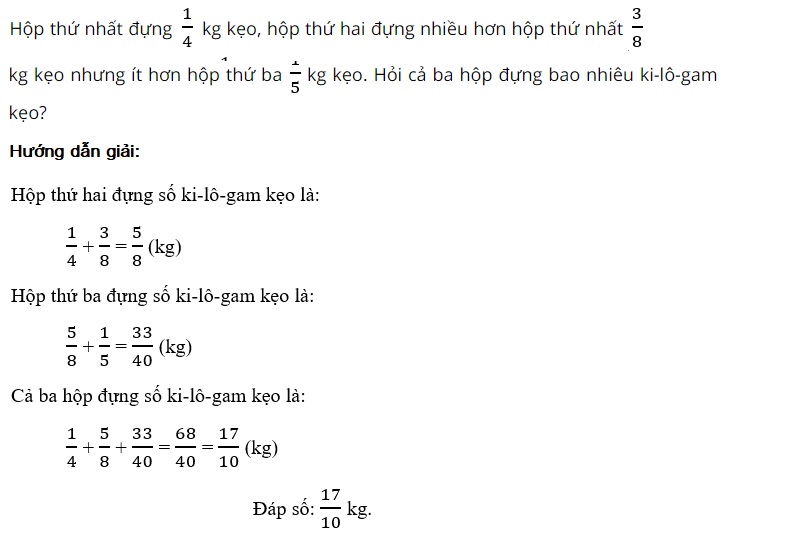 Quy trình giải toán phép cộng phân số từng bước chi tiết nhất