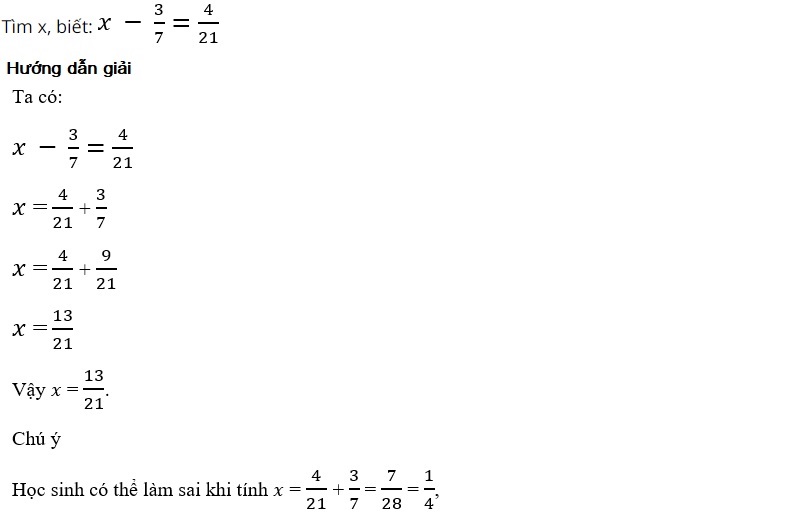 Quy trình giải toán phép cộng phân số từng bước chi tiết nhất