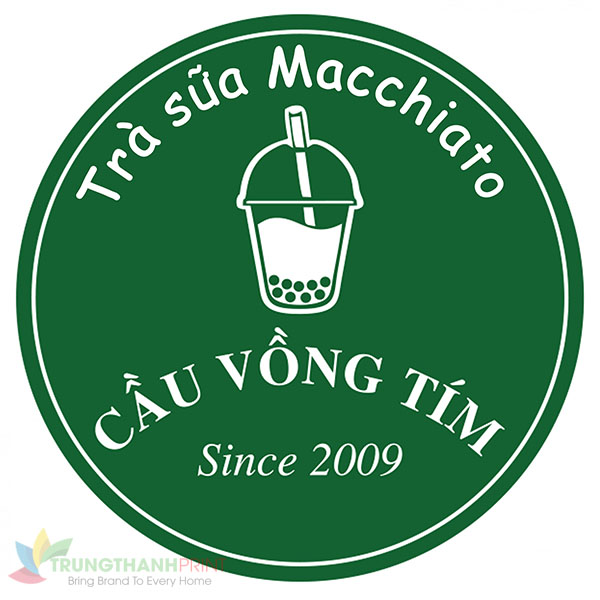 Mẫu Logo Trà Sữa Cute