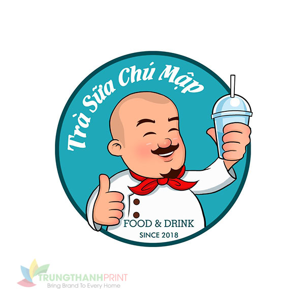 Mẫu Logo Trà Sữa Cute