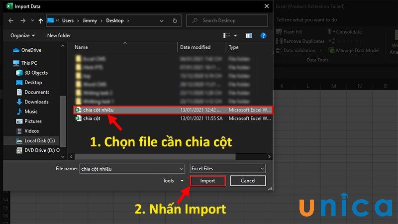 3 cách chia cột trong excel mà bạn cần biết để làm việc hiệu quả