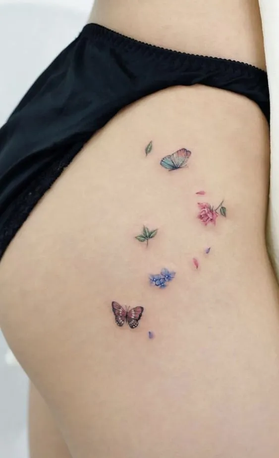 150 hình xăm bướm mini cực đẹp được chọn lọc - Genztattoo