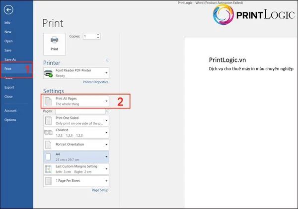 Hướng dẫn cách in file PDF để đóng sách với máy in A4