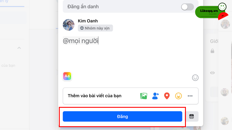 Hướng dẫn cách tag tất cả thành viên trong group facebook