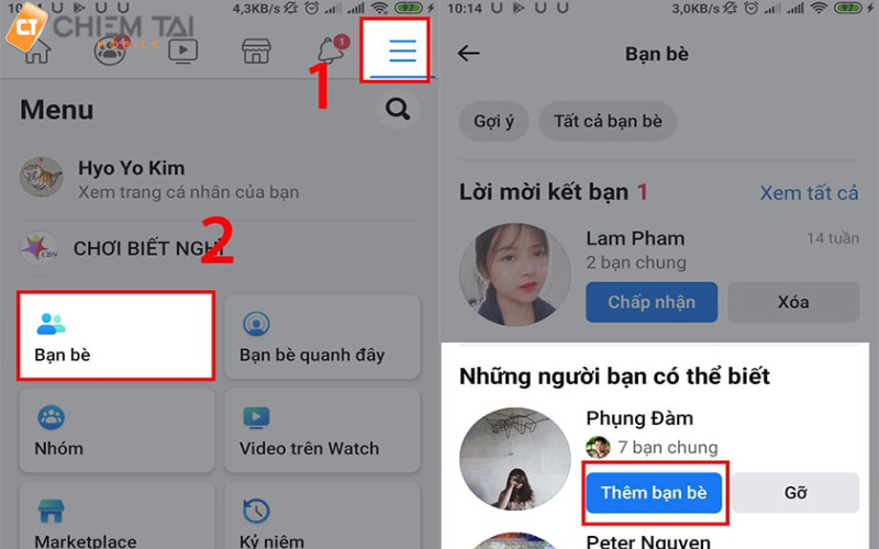 Cách kết bạn trên Facebook cực DỄ DÀNG và nhanh chóng nhất