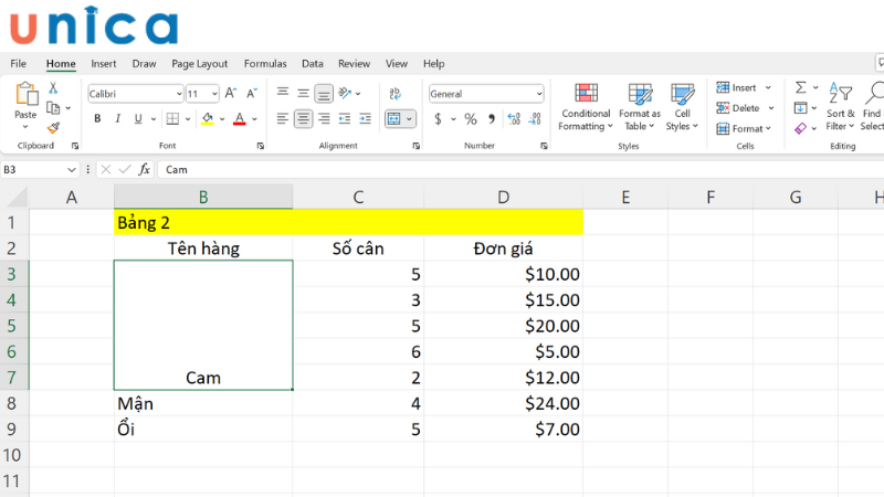 Cách gộp ô trong Excel nhanh chóng mà bạn nên bỏ túi ngay lập tức