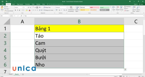 Cách gộp ô trong Excel nhanh chóng mà bạn nên bỏ túi ngay lập tức